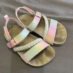 Rainbow toddler sandals